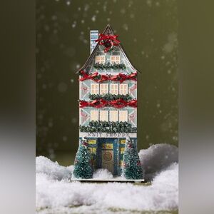 Anthropologie George & Viv holiday village Knit Shop